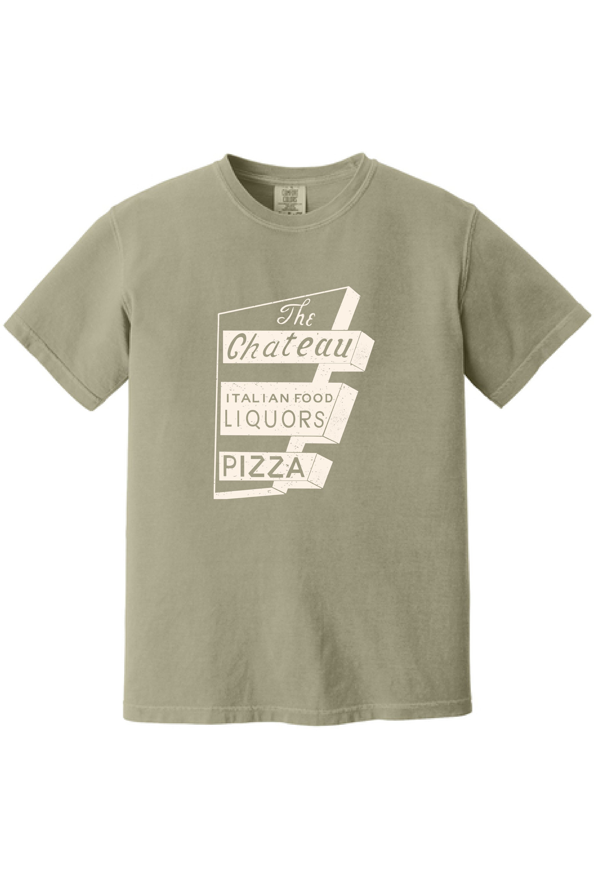 Chateau Throwback Sign Comfort Colors *Spring Colors* T-Shirt - Unisex
