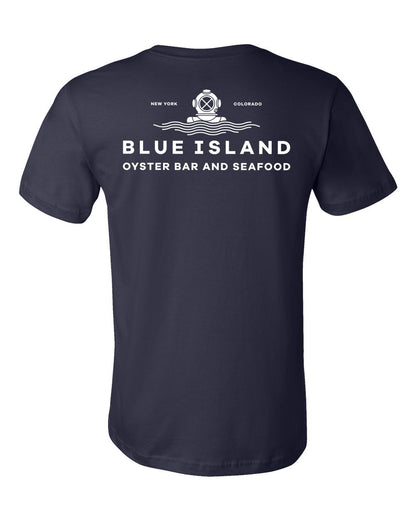 Blue Island Stencil Tee