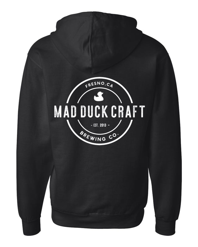 Mad Duck Midweight Full-Zip Hooded Sweatshirt