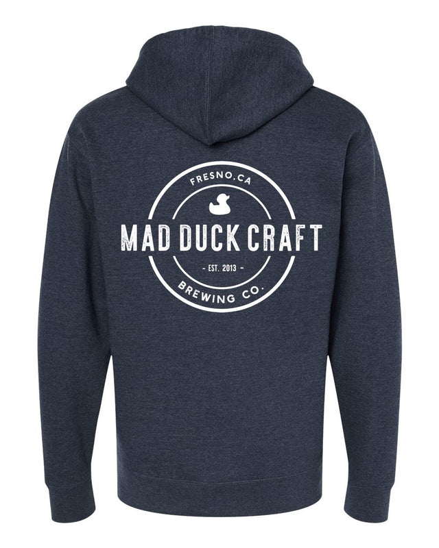 Mad Duck Midweight Full-Zip Hooded Sweatshirt
