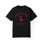 Crown & Crow Red Logo Unisex Garment-Dyed T-shirt