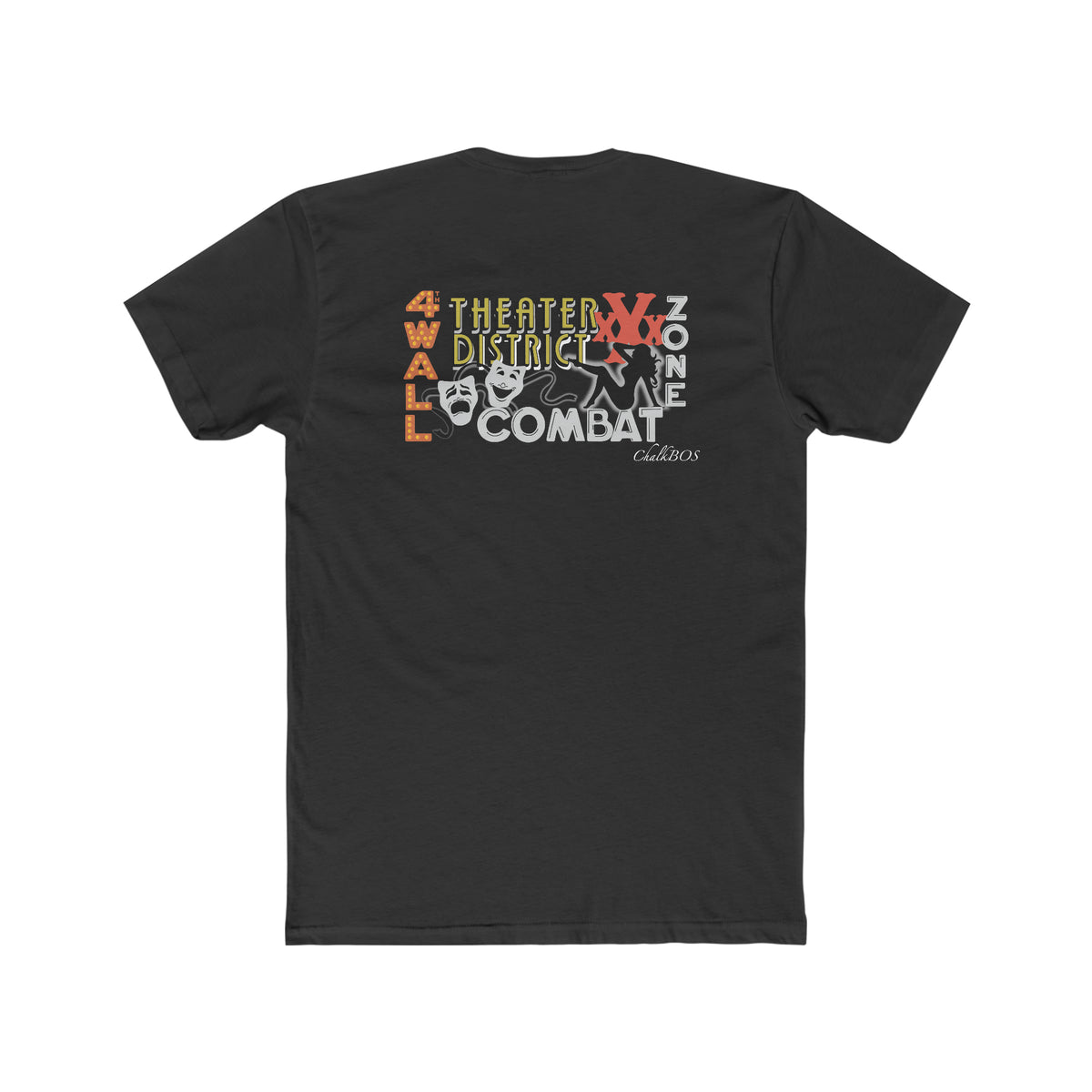 4th Wall Theater District Mens Cotton Crew Tee