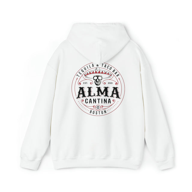 Alma Cantina Mid-weight Hoodie - Alma Circle on Back