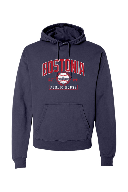Bostonia Public House Baseball Garment-Dyed Hoodie - Men's