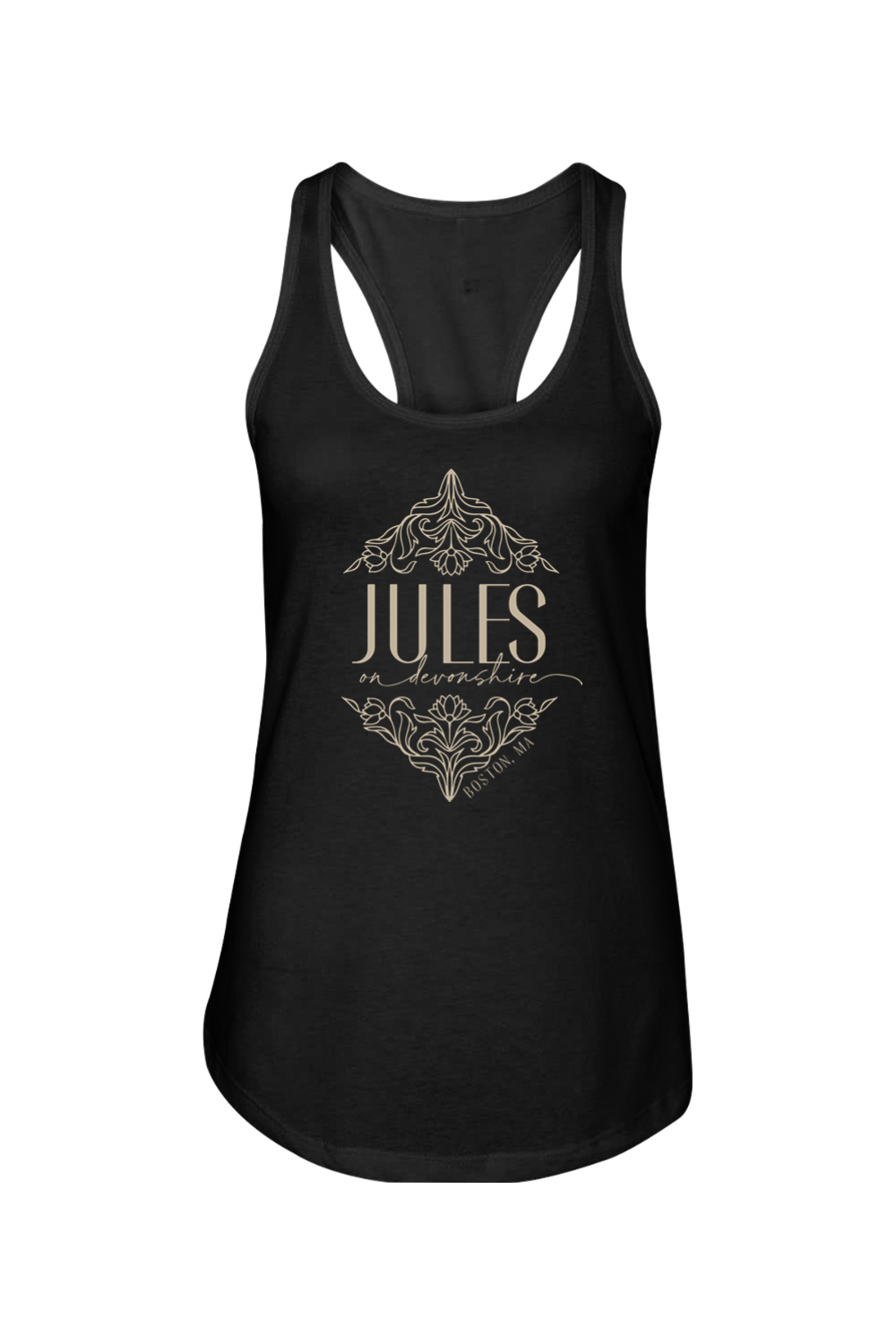 Jules on Devonshire Women's Racerback Tank