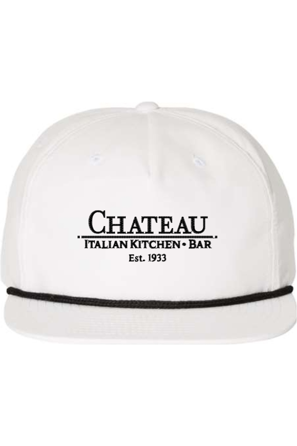 Chateau Italian Kitchen + Bar Snapback Rope Cap
