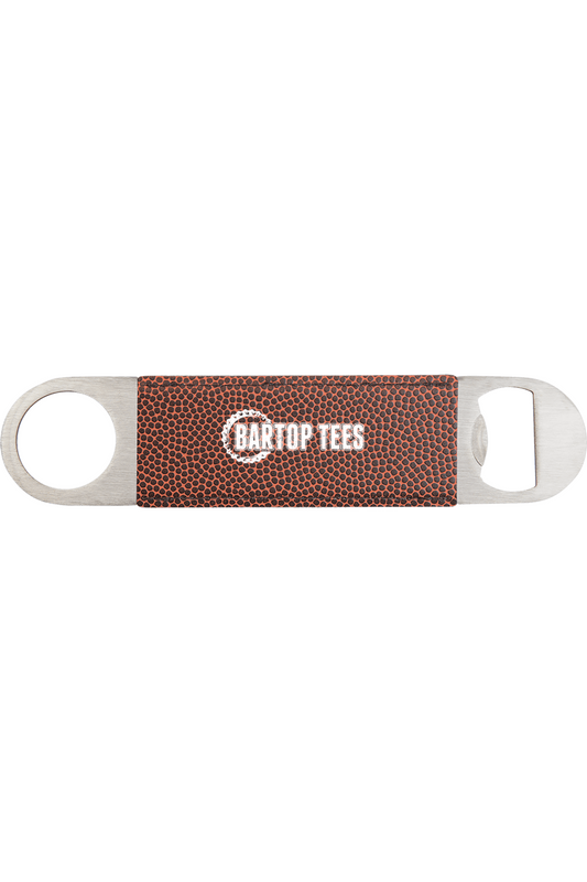 My Team Makes Me Drink Football Leatherette Bottle Opener