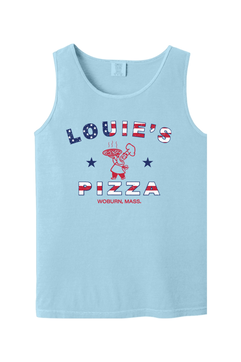 Louie's Pizza USA Comfort Colors Cotton Tank - Men's
