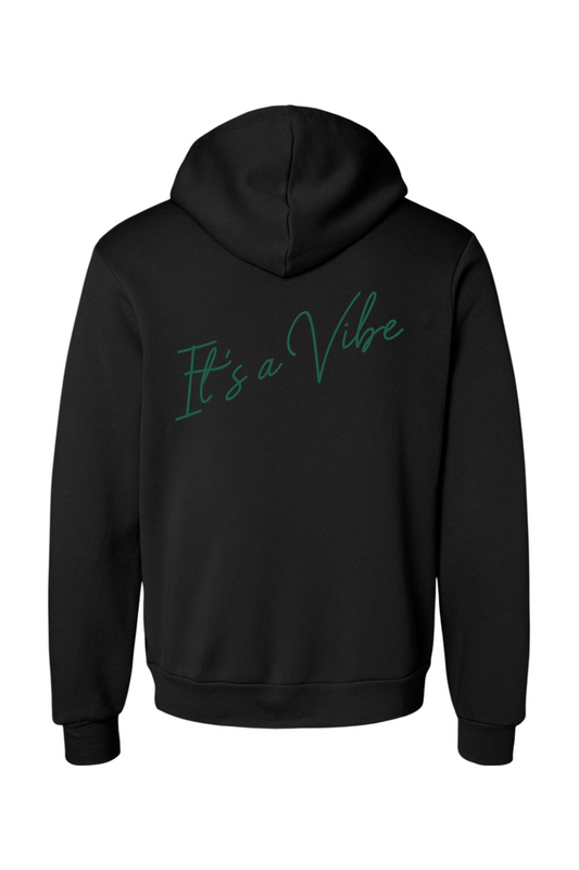 Velvet Vine Green Sponge Fleece Hoodie - Unisex
