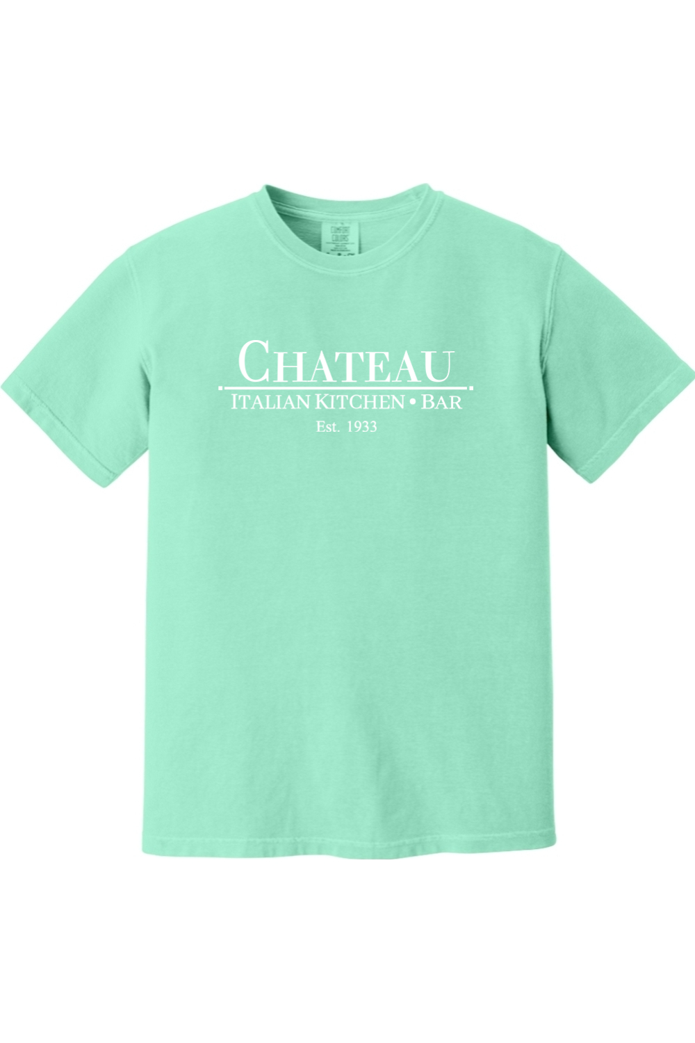 Chateau Italian Kitchen & Bar Large Logo Comfort Colors *Spring Colors* T-Shirt - Men