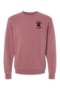 Dire Wolf Tavern Skull Chain Pigment-Dyed Crewneck Sweatshirt - Unisex
