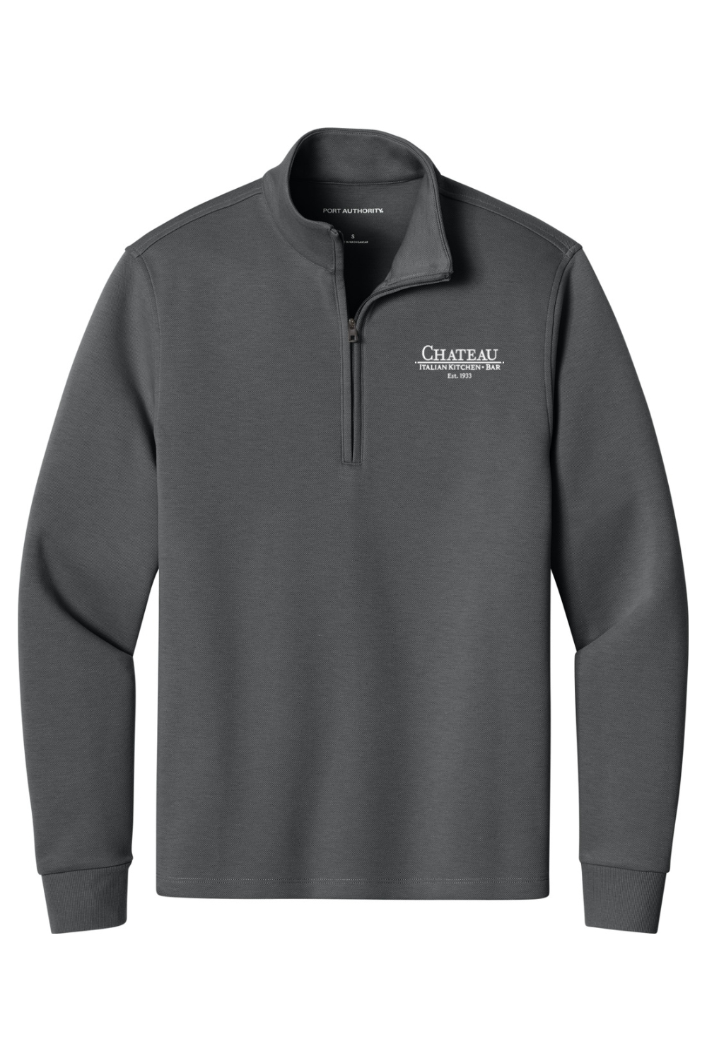 Chateau Embroidered Logo Double Pique 1/4-Zip