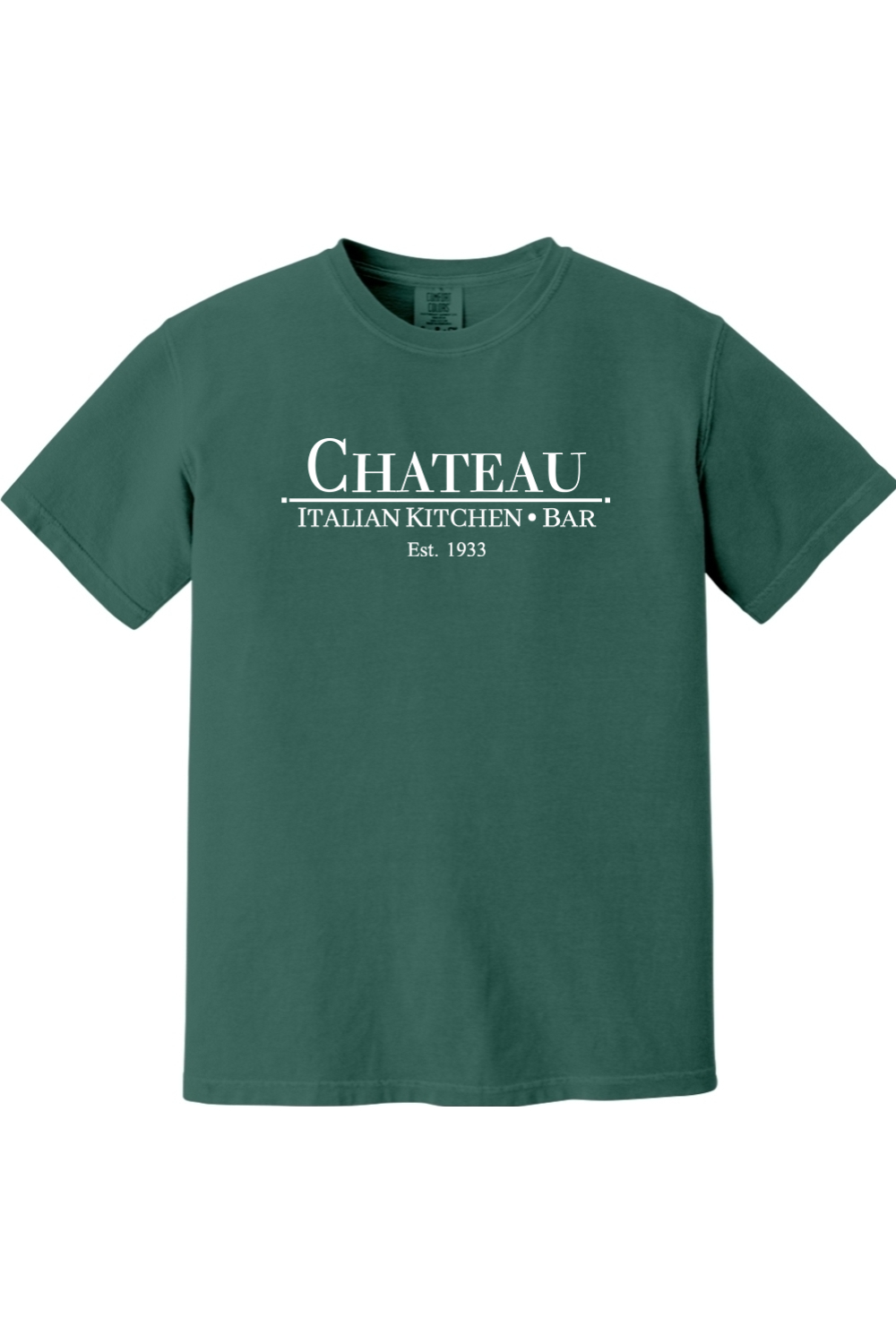 Chateau Italian Kitchen & Bar Large Logo Comfort Colors *Spring Colors* T-Shirt - Men