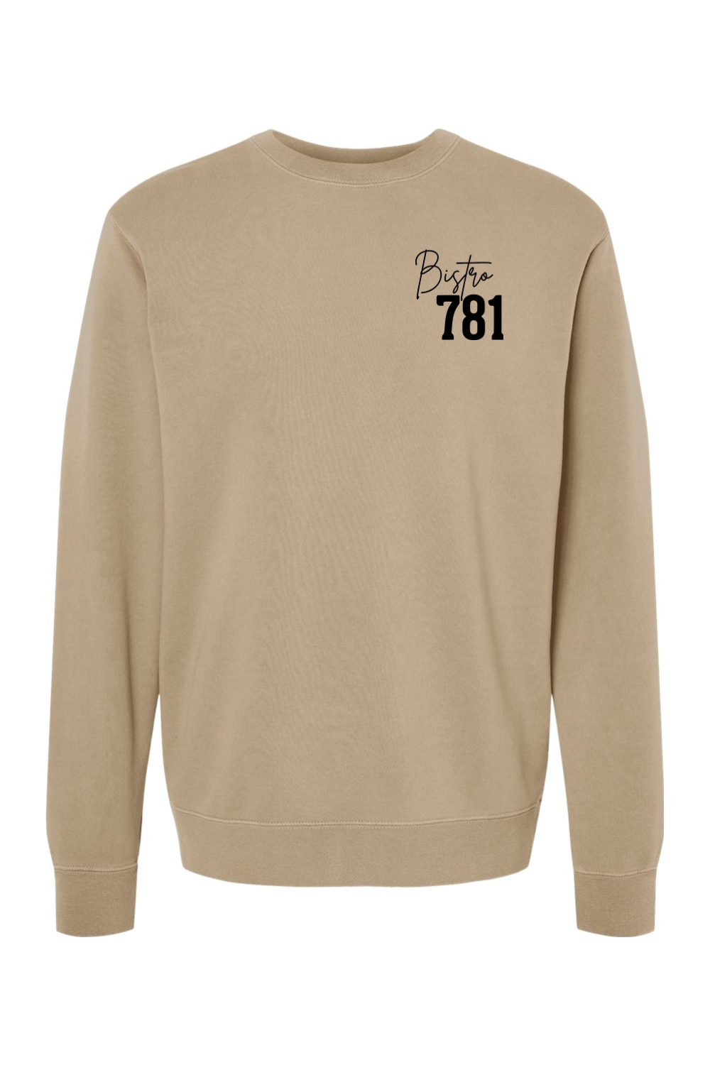 Bistro 781 Espresso Martini Pigment-Dyed Crewneck Sweatshirt - Men's