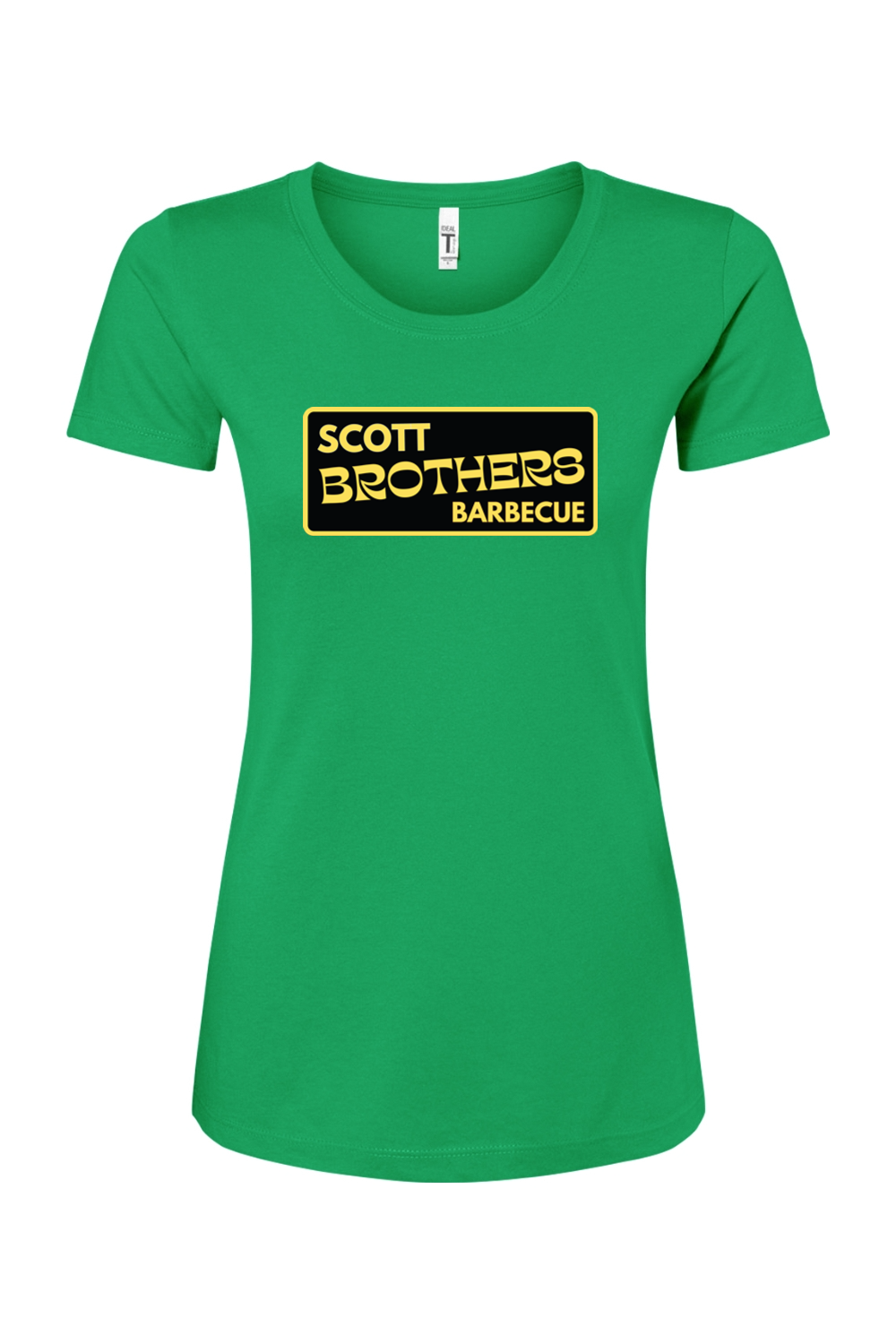 Scott Brothers Barbecue Black N' Gold Logo Cotton T-Shirt - Women's