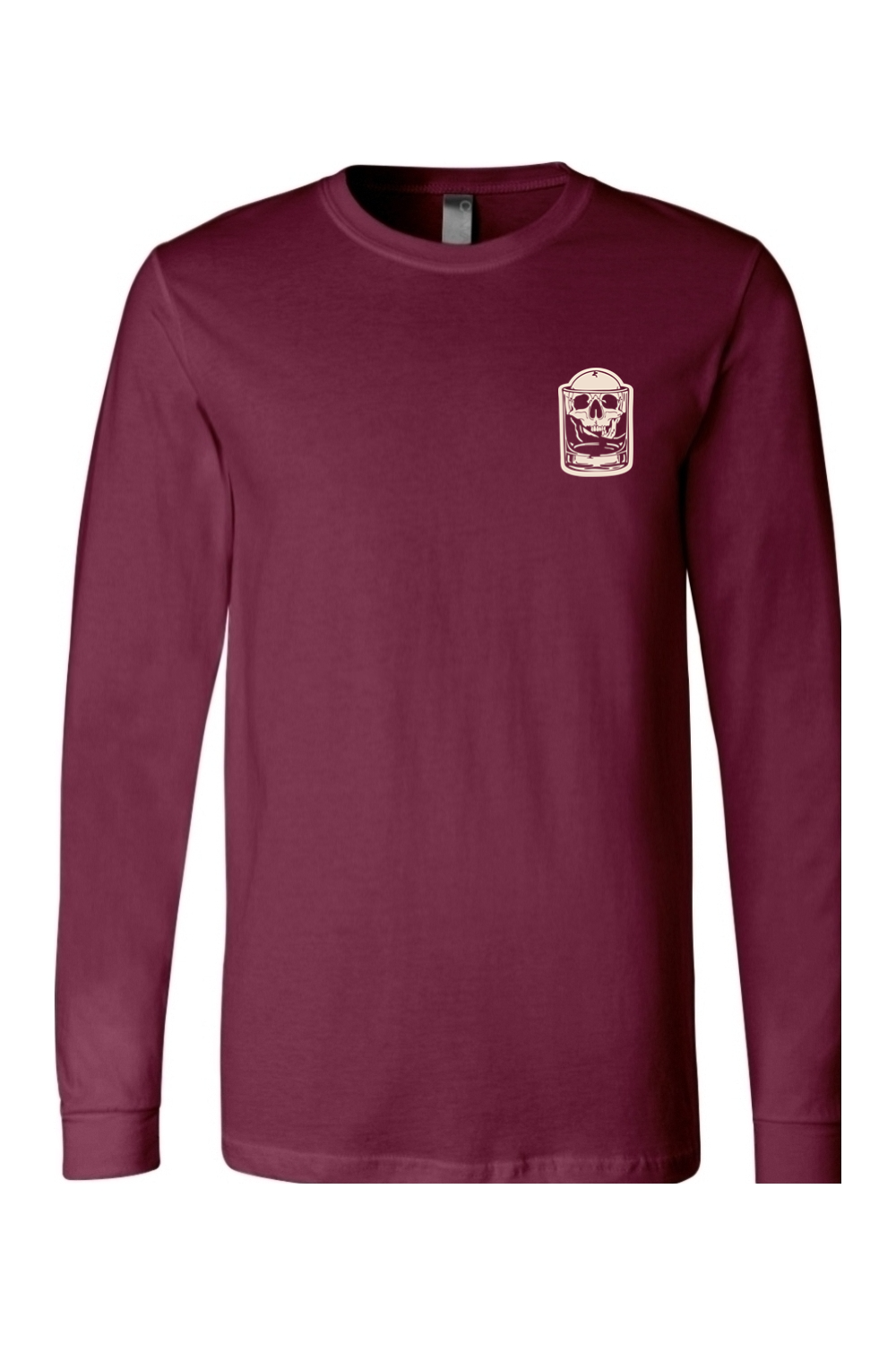 Hallowed Ground Skull October 2025 100% Cotton Long Sleeve T-Shirt - Mens