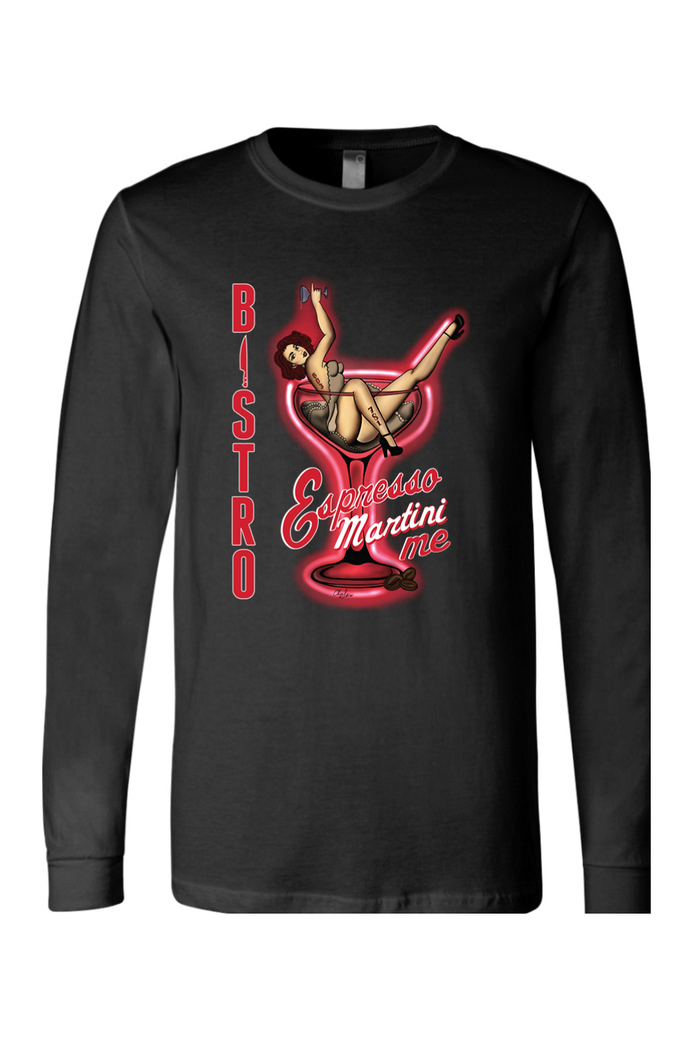 Bistro 781 Espresso Martini Me Long Sleeve T-Shirt - Mens