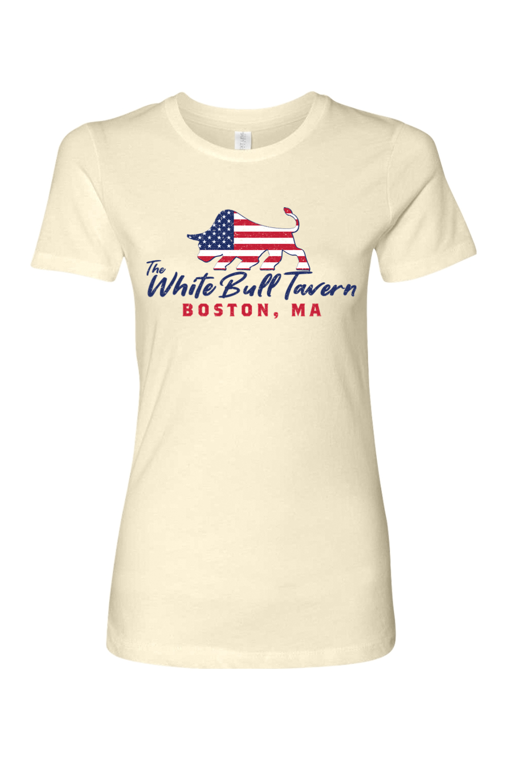 White Bull Tavern USA Cotton T-Shirt - Women's