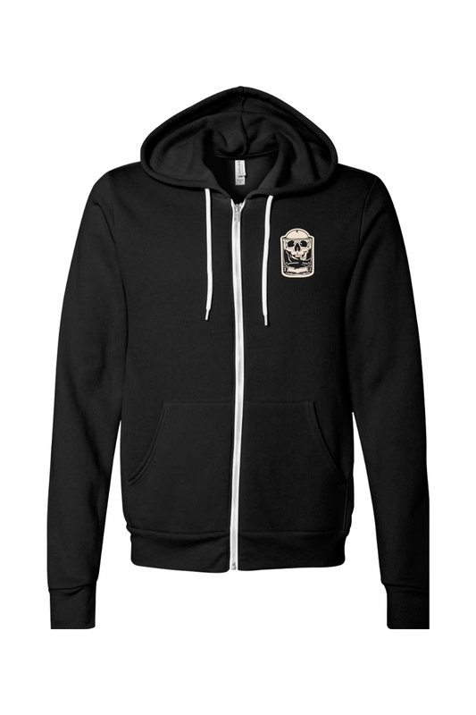 Hallowed Ground Skull October 2025 Sponge Fleece Full-Zip Hoodie - Unisex