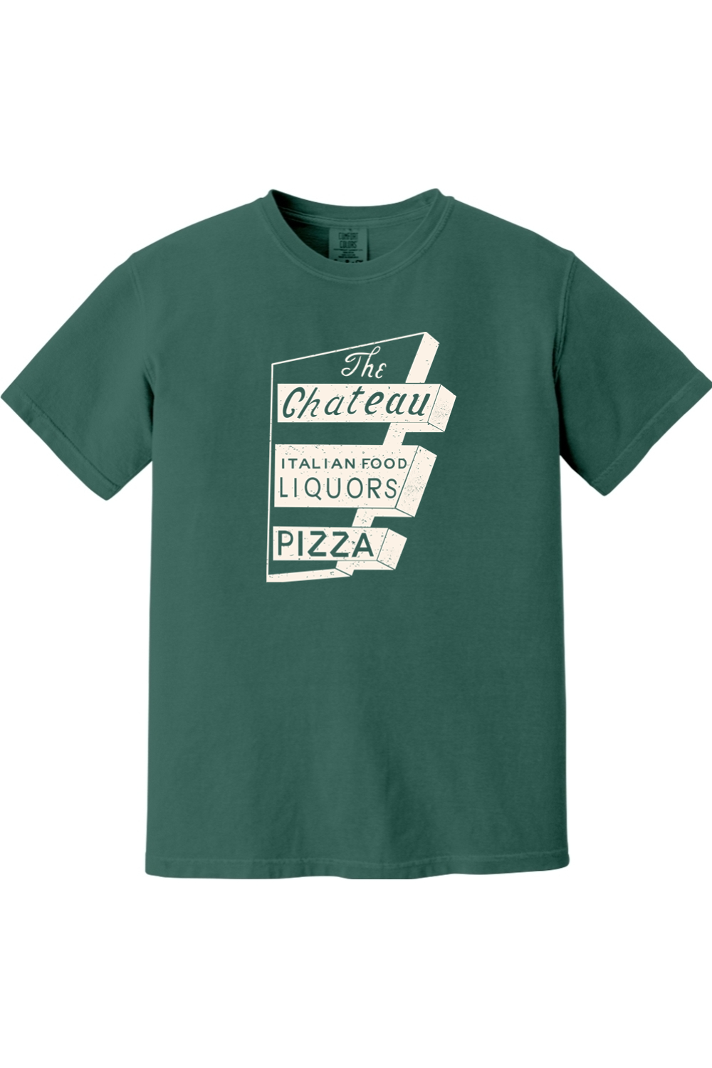Chateau Throwback Sign Comfort Colors *Spring Colors* T-Shirt - Unisex
