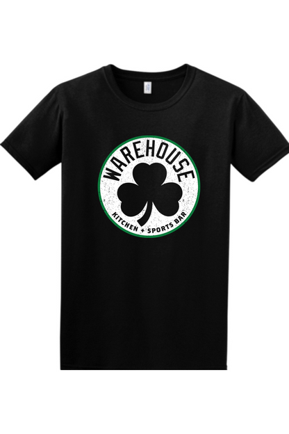 Warehouse Kitchen + Sports Bar Boston Clover Relaxed Fit Cotton T-Shirt - Unisex