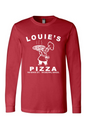 Louie's Pizza 100% Cotton Long Sleeve T-Shirt - Unisex