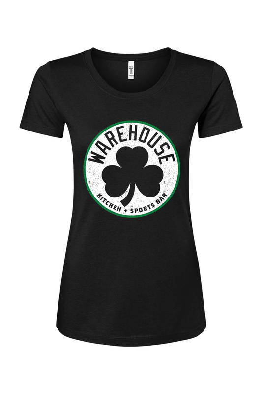 Warehouse Kitchen + Sports Bar Boston Clover Cotton Blend T-Shirt - Women's