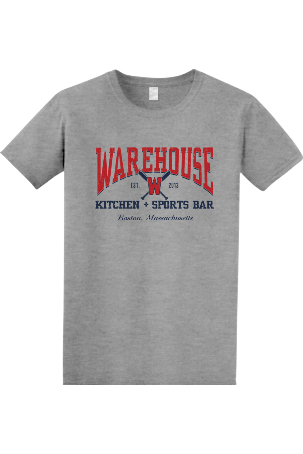 Warehouse Kitchen + Sports Bar Baseball Cotton T-Shirt - Men's