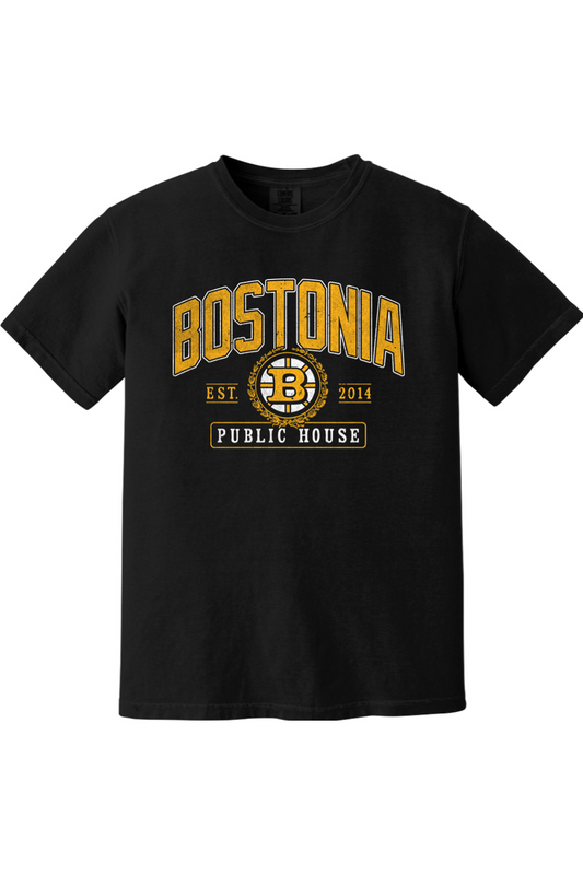 Bostonia Black & Gold Comfort Colors T-Shirt - Mens'