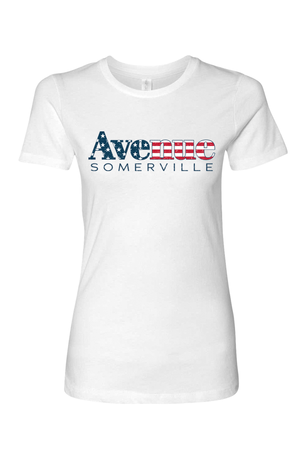 Avenue Kitchen + Bar American Flag Cotton T-Shirt - Women's