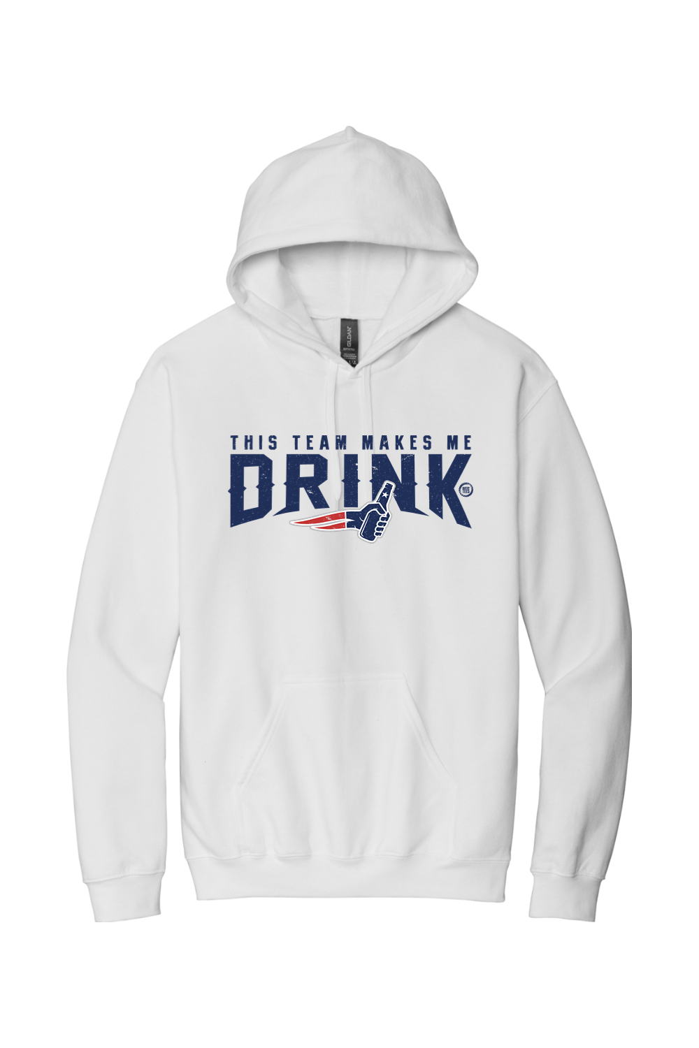 New England This Team Makes Me Drink Hoodie - Men's