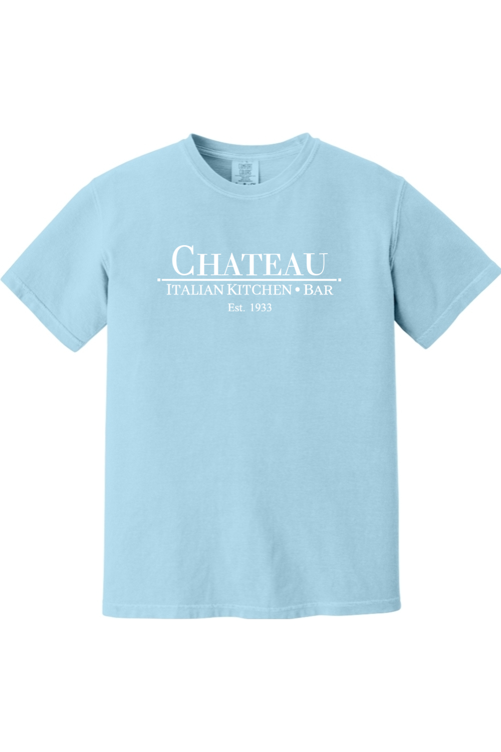 Chateau Italian Kitchen & Bar Large Logo Comfort Colors *Spring Colors* T-Shirt - Men