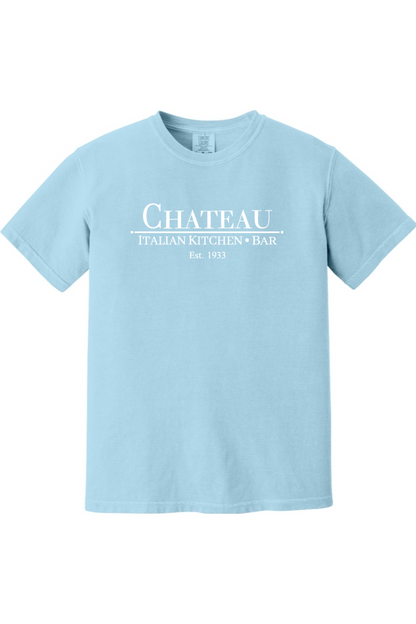 Chateau Italian Kitchen & Bar Large Logo Comfort Colors *Spring Colors* T-Shirt - Men