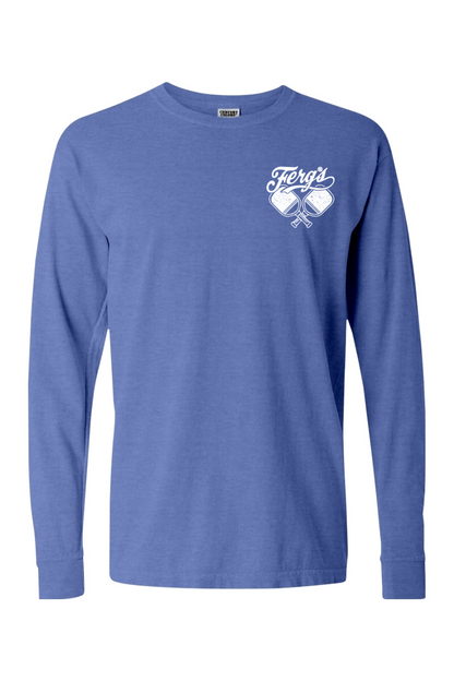 Ferg's Pickleball Social Club Comfort Colors Long Sleeve T-Shirt - Unisex
