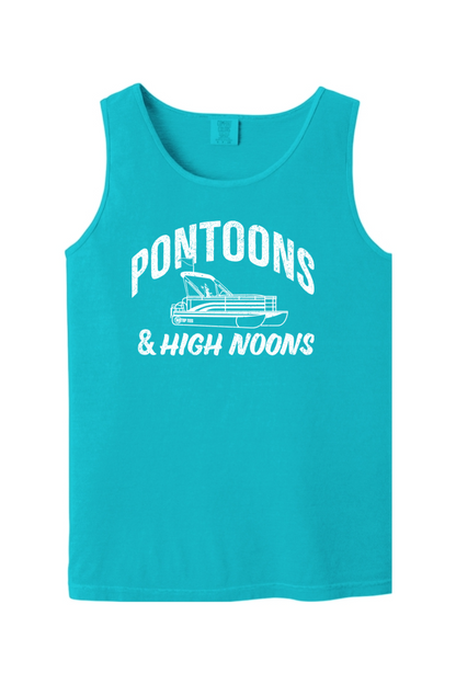 Pontoon Time Comfort Colors Tank Top - Men's