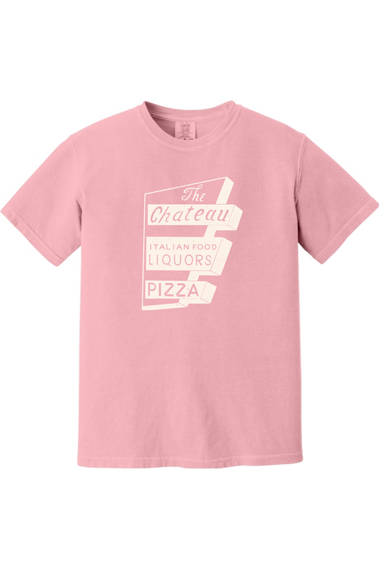 Chateau Throwback Sign Comfort Colors *Spring Colors* T-Shirt - Unisex