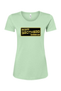 Scott Brothers Barbecue Black N' Gold Logo Cotton T-Shirt - Women's