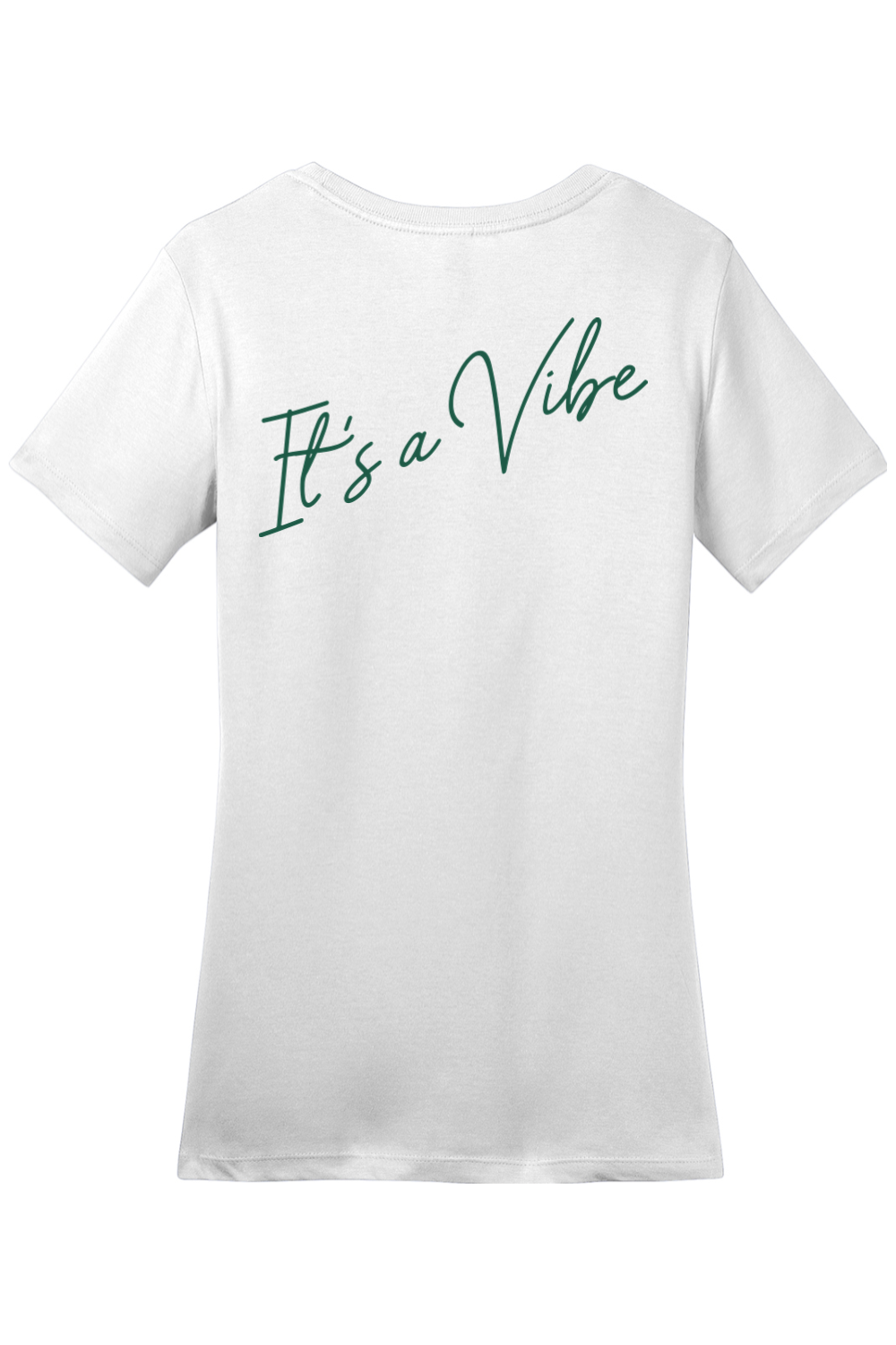 Velvet Vine Cafe Green It's a Vibe Cotton T-Shirt - Women's