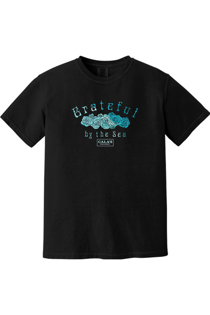 Cala's Grateful By The Sea Roses Comfort Colors T-Shirt - Unisex