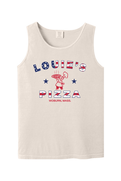 Louie's Pizza USA Comfort Colors Cotton Tank - Men's