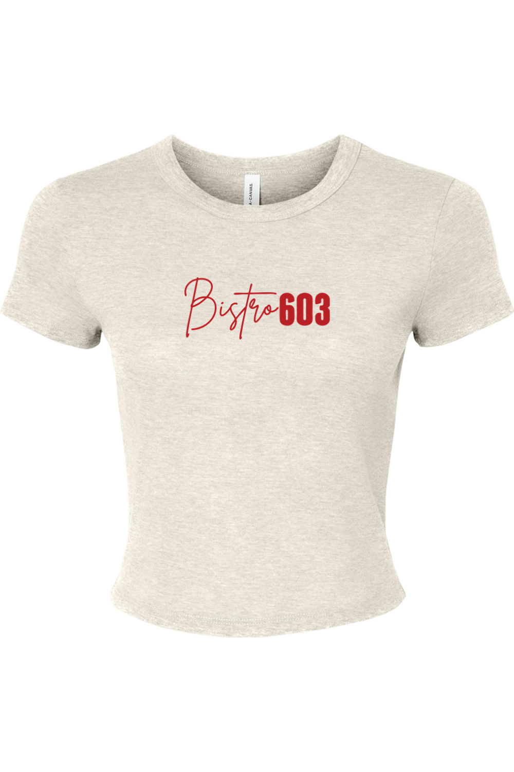 Bistro603 Micro Rib Baby Tee - Women's