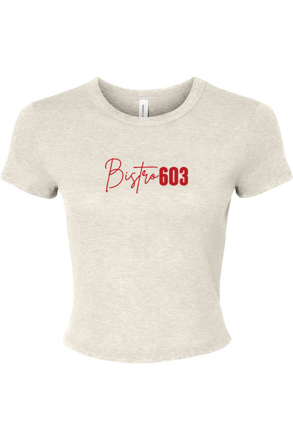 Bistro603 Micro Rib Baby Tee - Women's