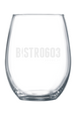 Bistro603 - 15 oz. Stemless Wine Glass