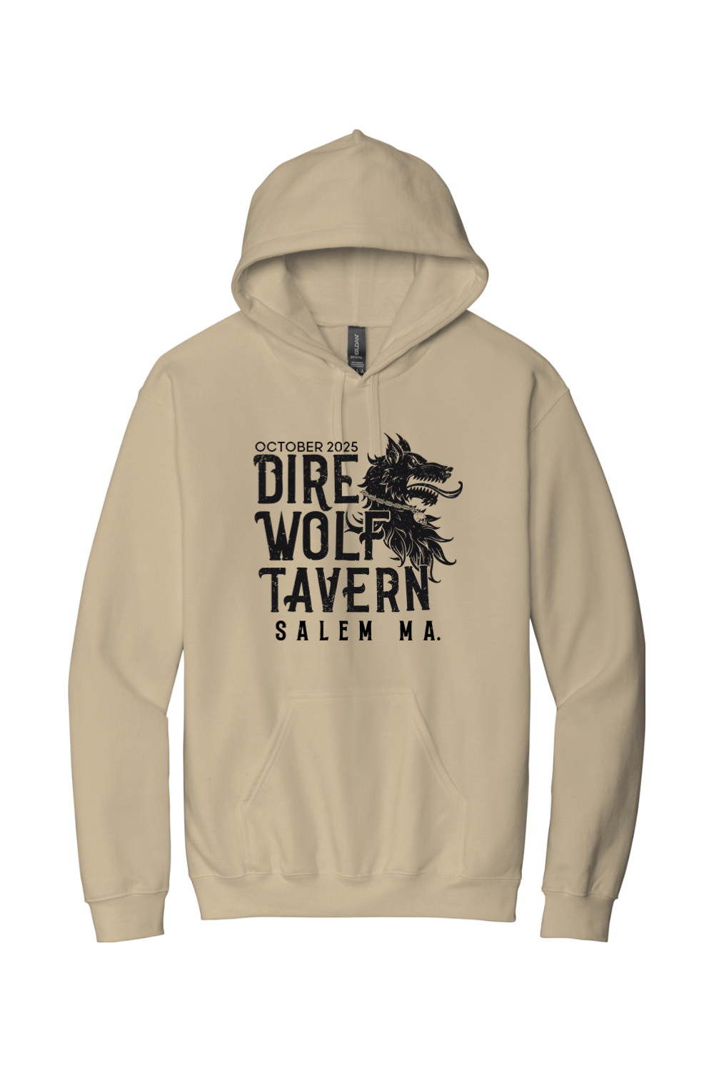 Dire Wolf Skull Chain October 2025 Standard Hoodie - Mens