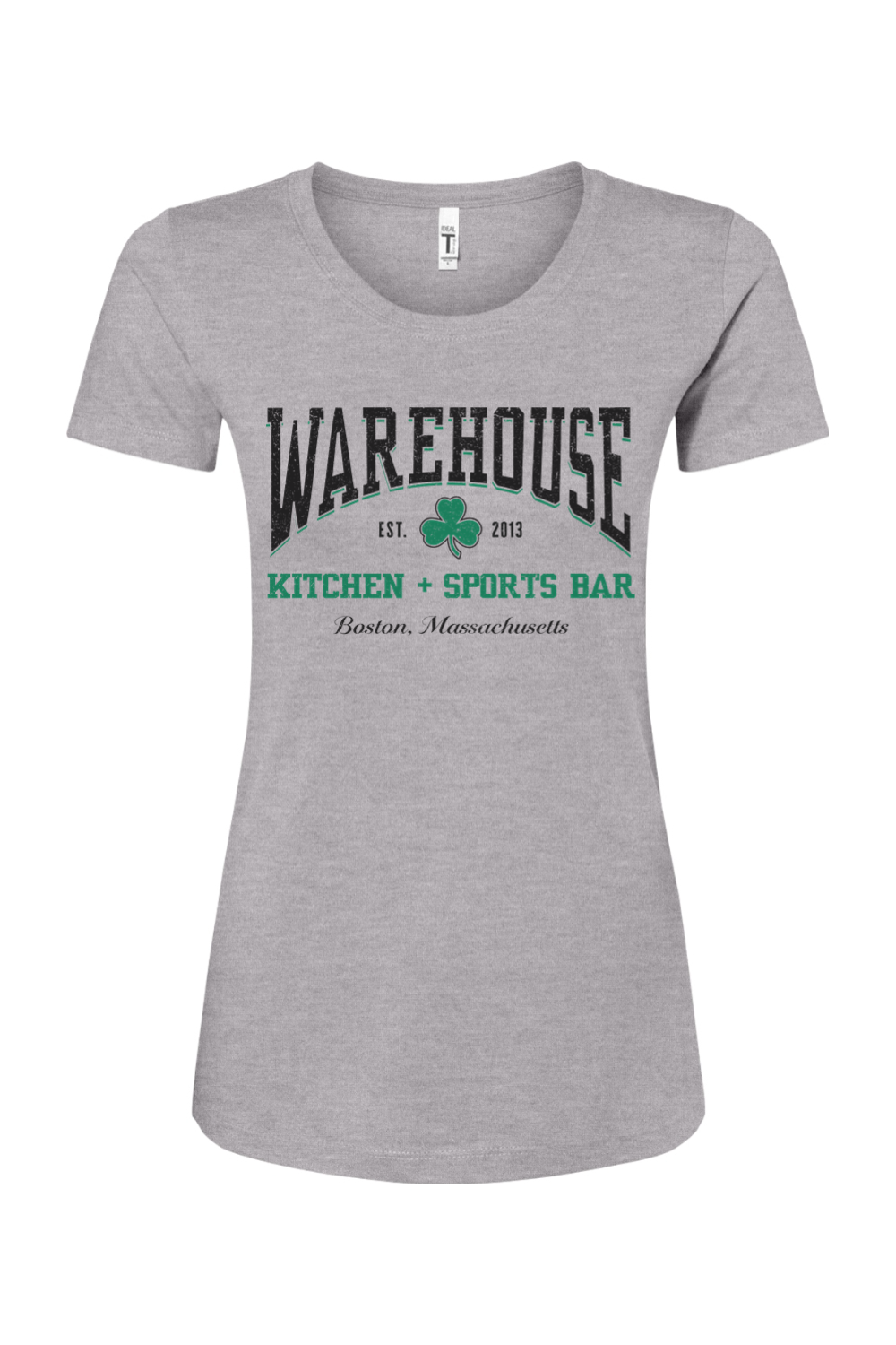 Warehouse Kitchen + Sports Bar Boston Clover Cotton Blend T-Shirt - Women's