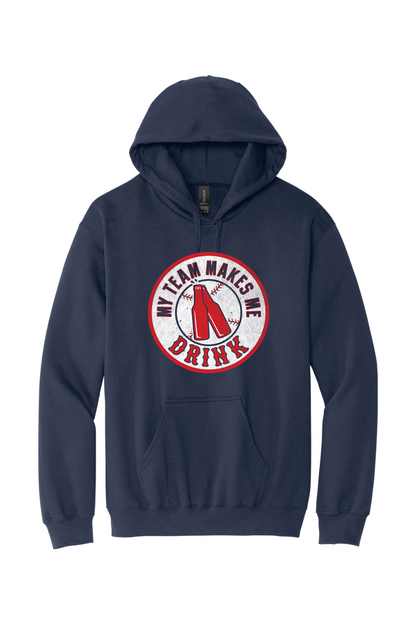 My Team Makes Me Drink Standard Hoodie - Mens
