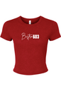 Bistro603 Micro Rib Baby Tee - Women's