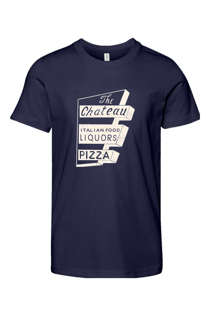 Chateau Throwback Sign Cotton T-Shirt - Youth