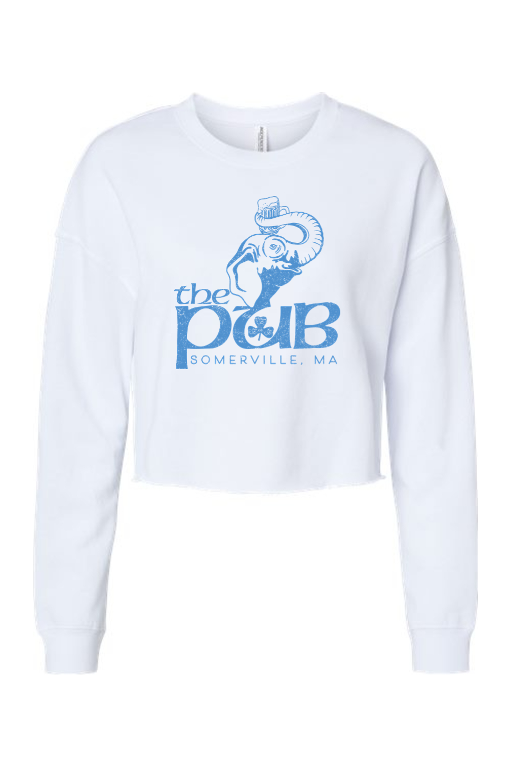 The Pub Elephant Cropped Crewneck Sweatshirt