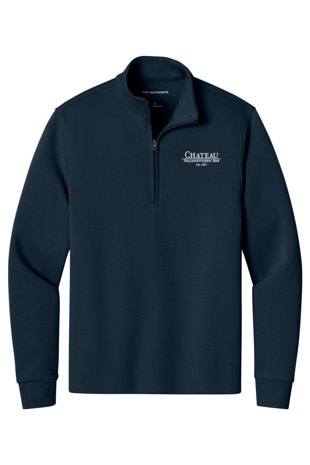 Chateau Embroidered Logo Double Pique 1/4-Zip